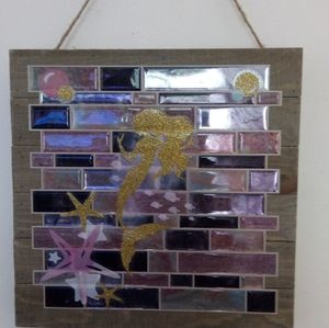 Mermaid Pallet Hanging